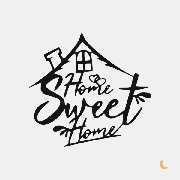 Wall Art decorativa "Home Sweet Home" - immagine 2