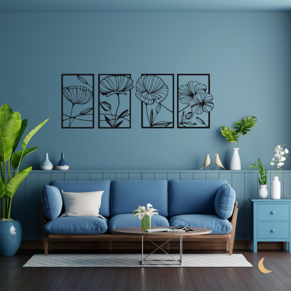 Wall Art decorativa "Blooming Frames"