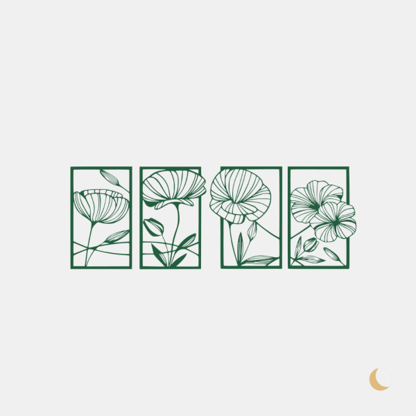 Wall Art decorativa "Blooming Frames" - immagine 6