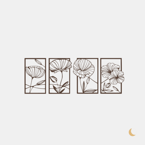 Wall Art decorativa "Blooming Frames" - immagine 7