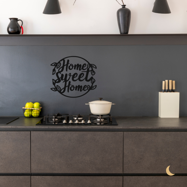 Wall Art decorativa "Home Sweet Leafy"