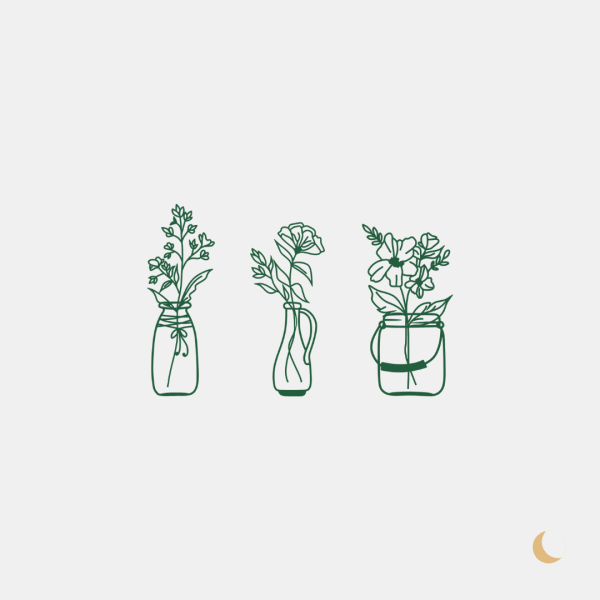 Wall Art decorativa "Floral Vases" - immagine 6