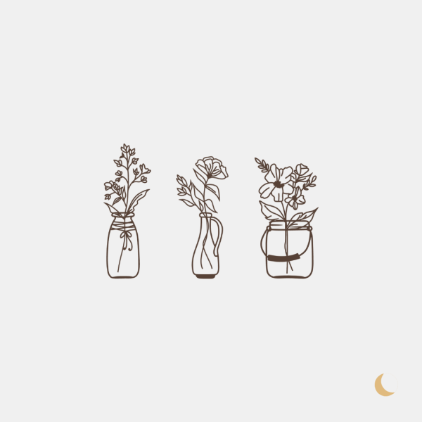 Wall Art decorativa "Floral Vases" - immagine 7