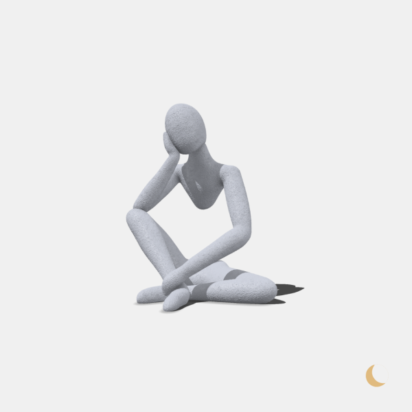 Statuetta decorativa "Momenti di Pensiero" - immagine 4
