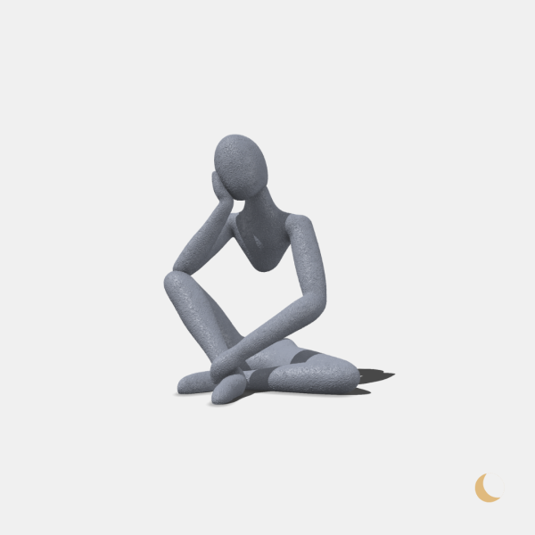 Statuetta decorativa "Momenti di Pensiero"
