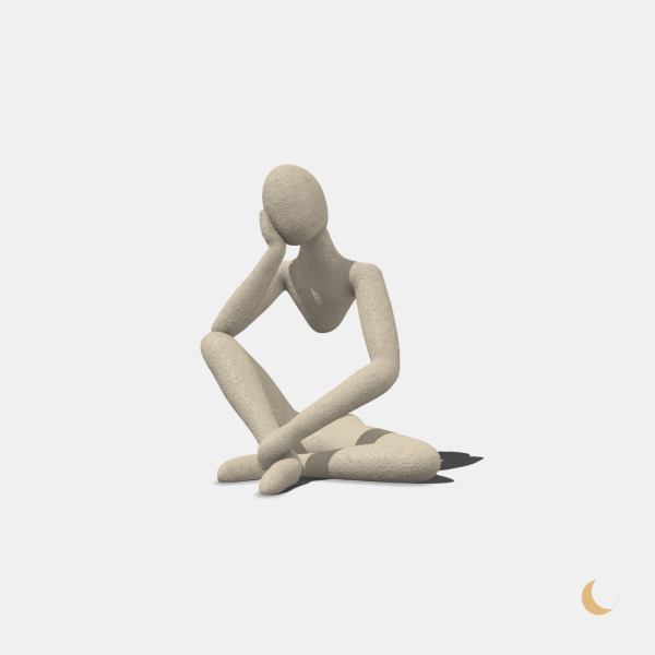 Statuetta decorativa "Momenti di Pensiero" - immagine 2