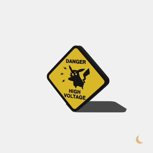 Lightbox decorativa "Electric Pikachu"