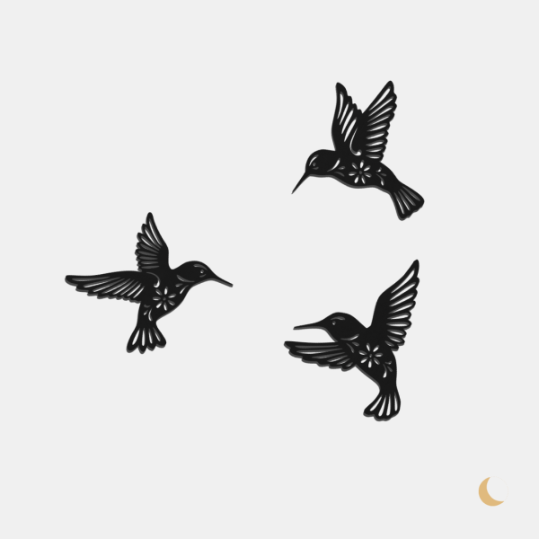 Wall Art Decorativa "Colibrì" - immagine 2