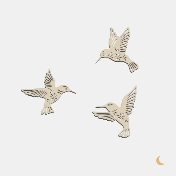 Wall Art Decorativa "Colibrì" - immagine 4