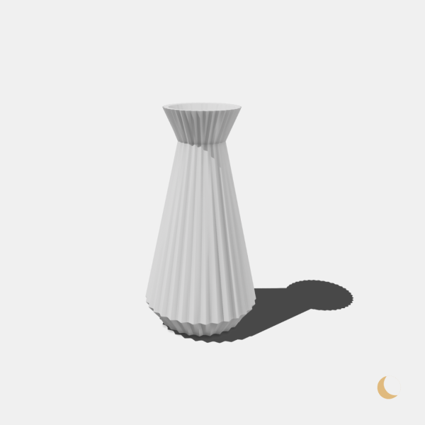 Vaso decorativo "Plissé" - immagine 4