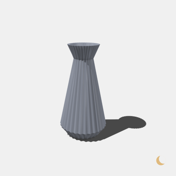 Vaso decorativo "Plissé" - immagine 2