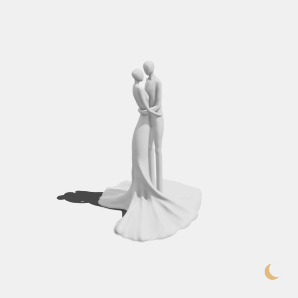 Soprammobile decorativo - Caketopper "Unione Perfetta" - immagine 3