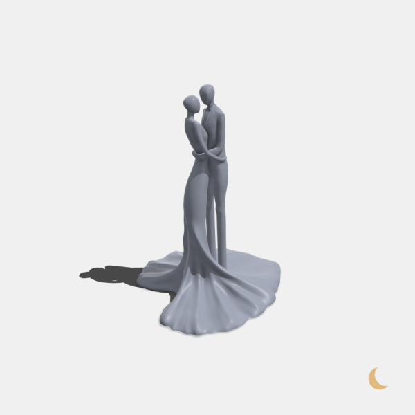 Soprammobile decorativo - Caketopper "Unione Perfetta"