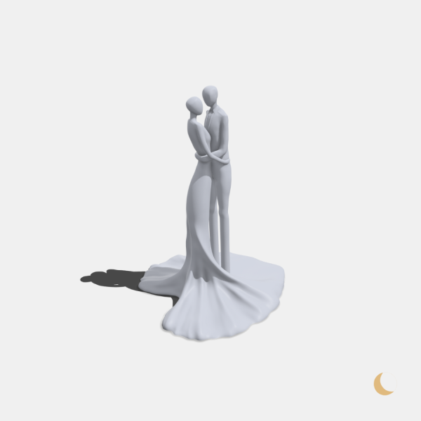 Soprammobile decorativo - Caketopper "Unione Perfetta" - immagine 2