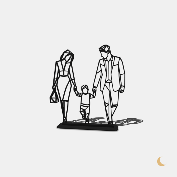 Soprammobile decorativo "Famiglia"