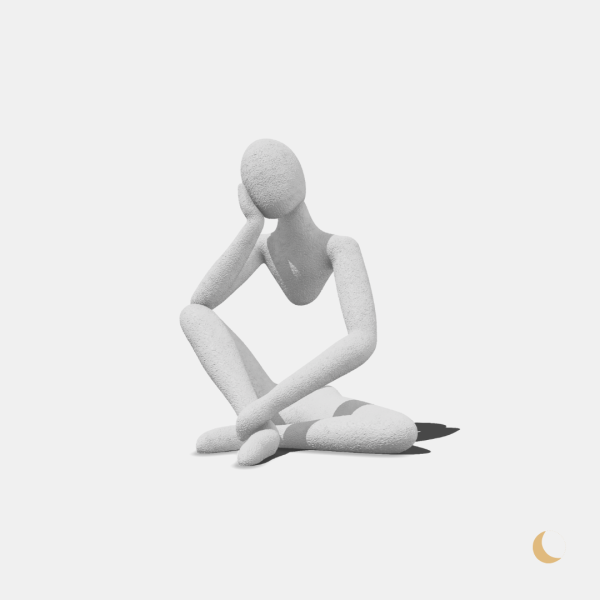 Statuetta decorativa "Momenti di Pensiero" - immagine 3