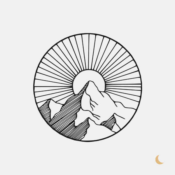 Wall Art decorativa "Mountain Sunrise" - immagine 2