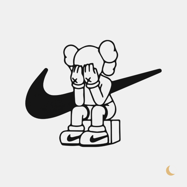 Wall Art decorativa "Nike x Kaws" - immagine 2