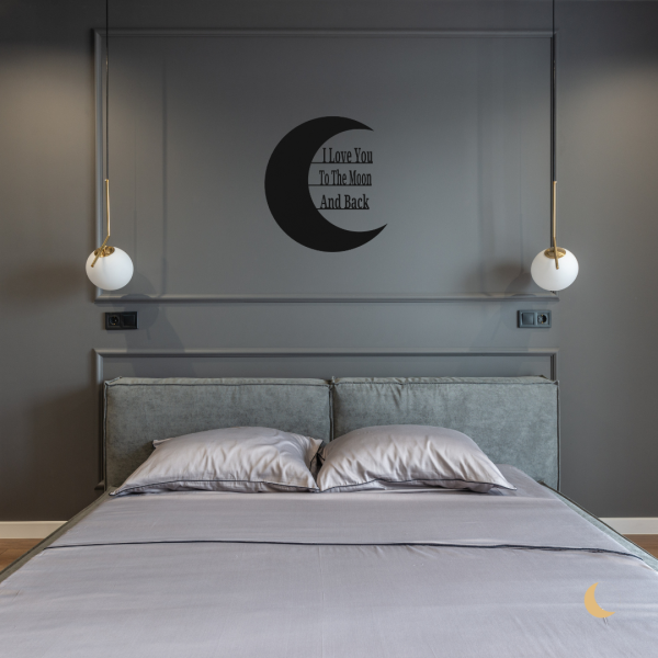 Wall Art decorativa "To the Moon and back"