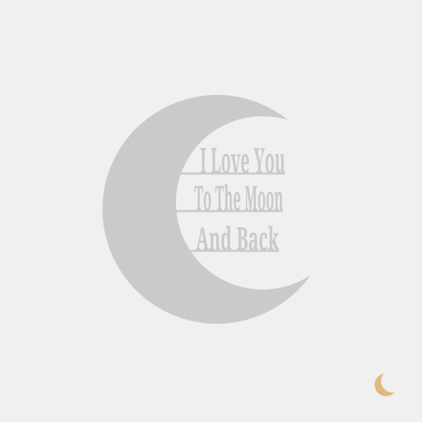 Wall Art decorativa "To the Moon and back" - immagine 4