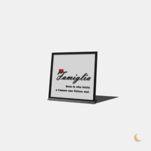 Cornice decorativa "Famiglia"