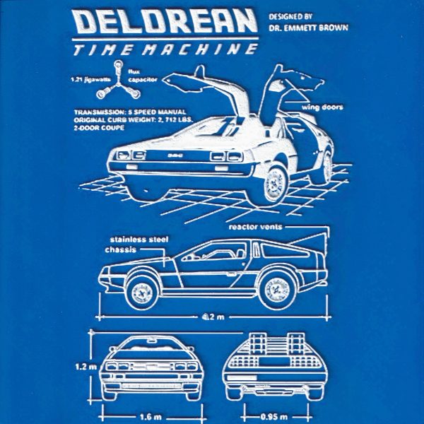 Fan Art 3D Delorean Future Theme