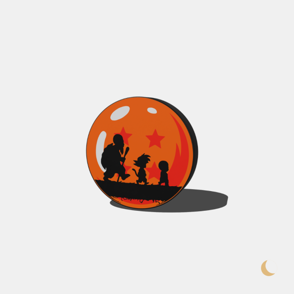 Lightbox decorativa "Shenron's Glow“