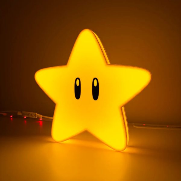 Lampada Lightbox Super Mario Star LED con USB - immagine 2
