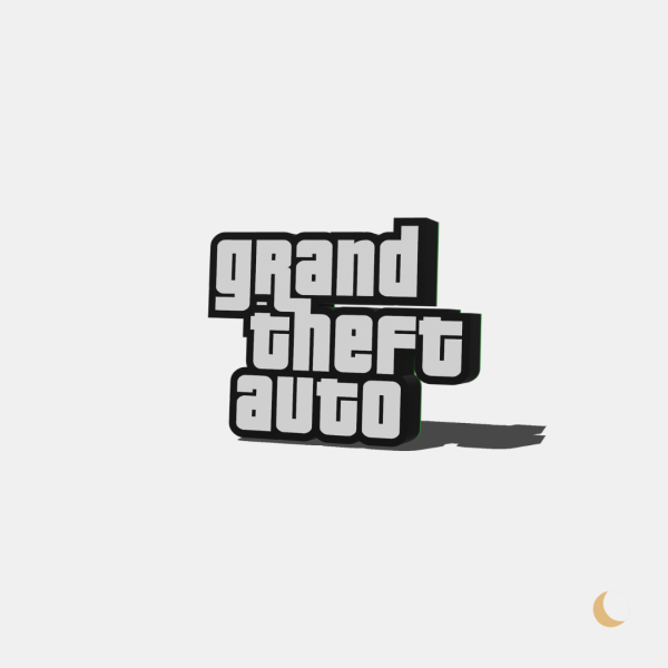 Lightbox decorativa "GTA"