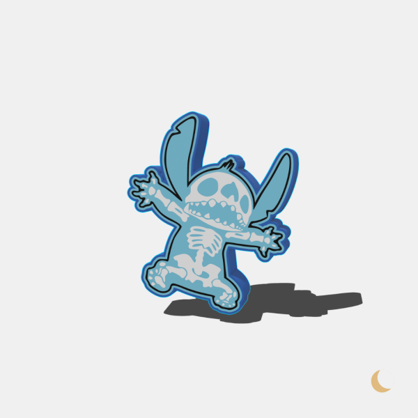 Lightbox decorativa "Shocked Stitch"