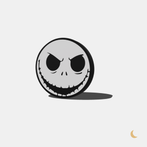 Lightbox decorativa "Spooky Jack"
