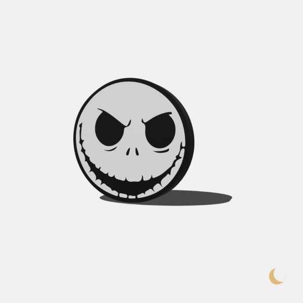Lightbox decorativa "Spooky Jack"