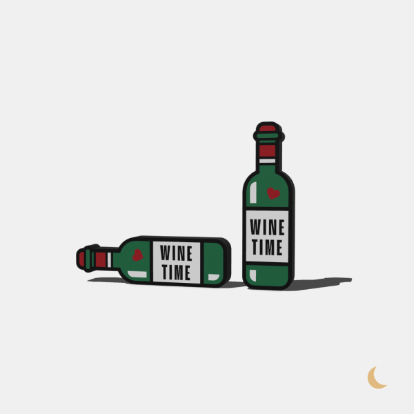 Lightbox decorativa "Wine TIme"