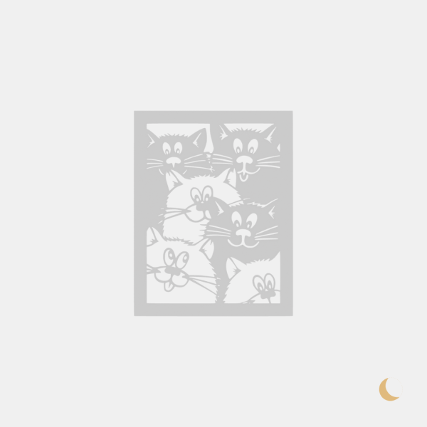 Wall Art decorativa "Playful Cats" - immagine 3