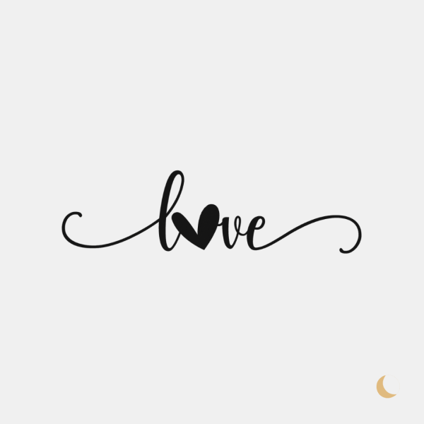Wall Art decorativa "L♡ve" - immagine 2