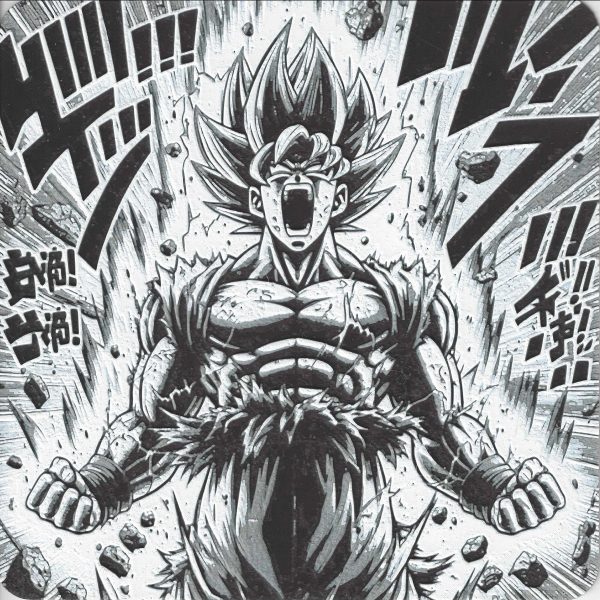 Fan Art 3D Goku Burst