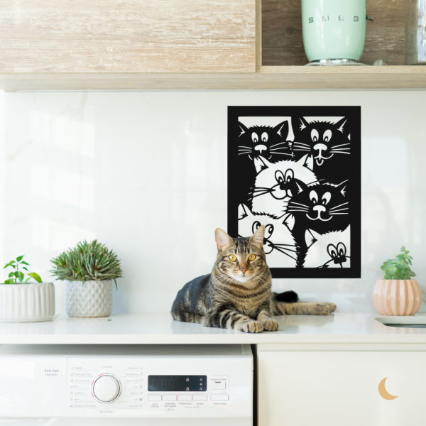 Wall Art decorativa "Playful Cats"