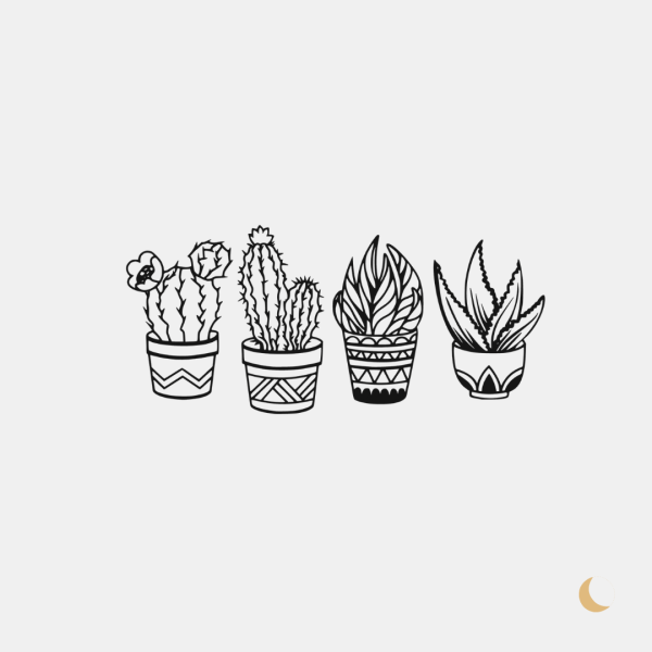 Wall Art decorativa "Potted Plants" - immagine 2