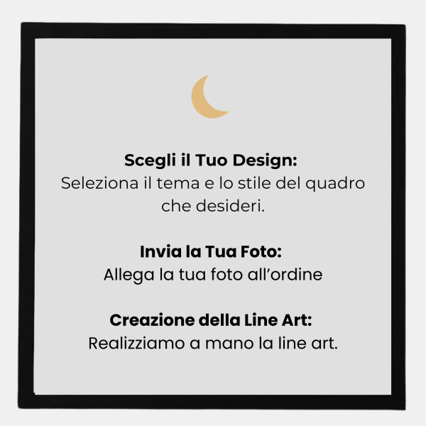 Cornice decorativa con Line Art Personalizzata - immagine 2