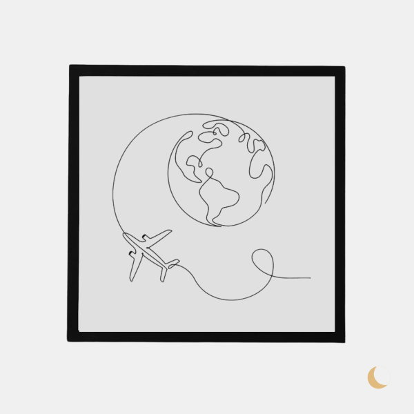 Cornice decorativa "Travel the World"
